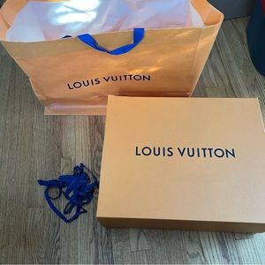 Louis Vuitton Box, Ribbon and bag Large size